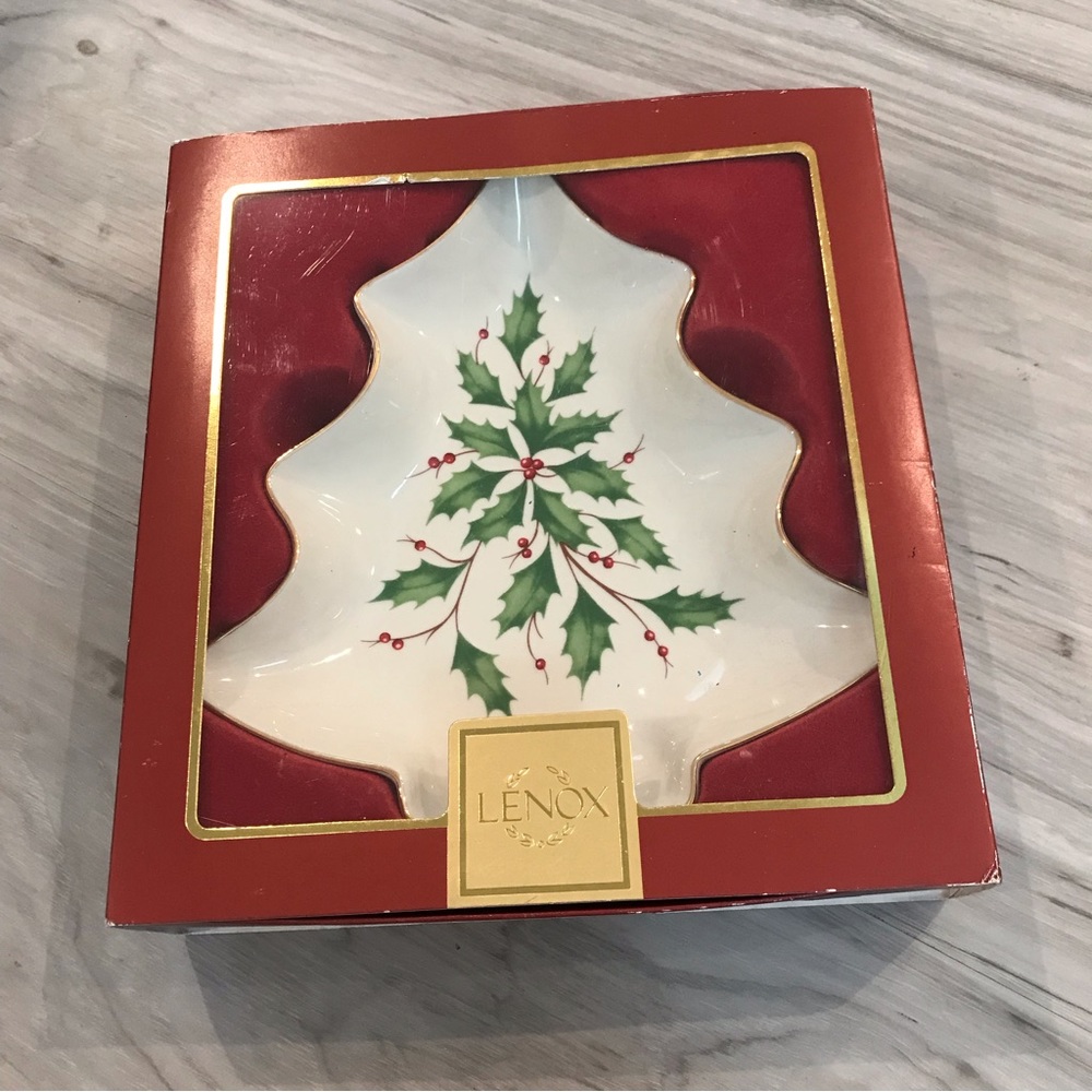 Brand new in box with tag Lenox Tree candy dish